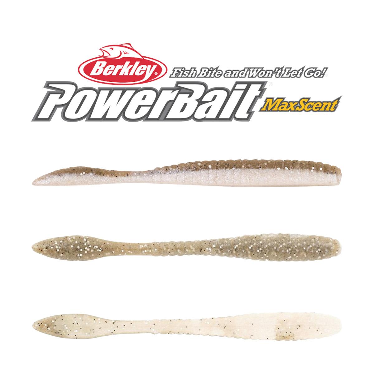 BERKLEY POWERBAIT MAXSCENT FLAT WORMS Soft Plastic